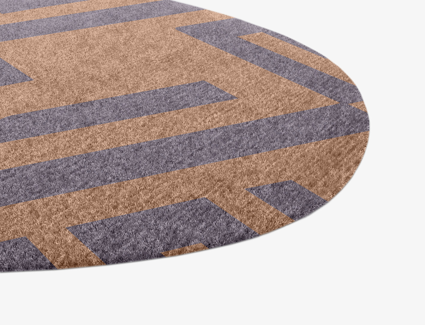Oscar Geometric Splash Hand Knotted Tibetan Wool Custom Rug by Rug Artisan