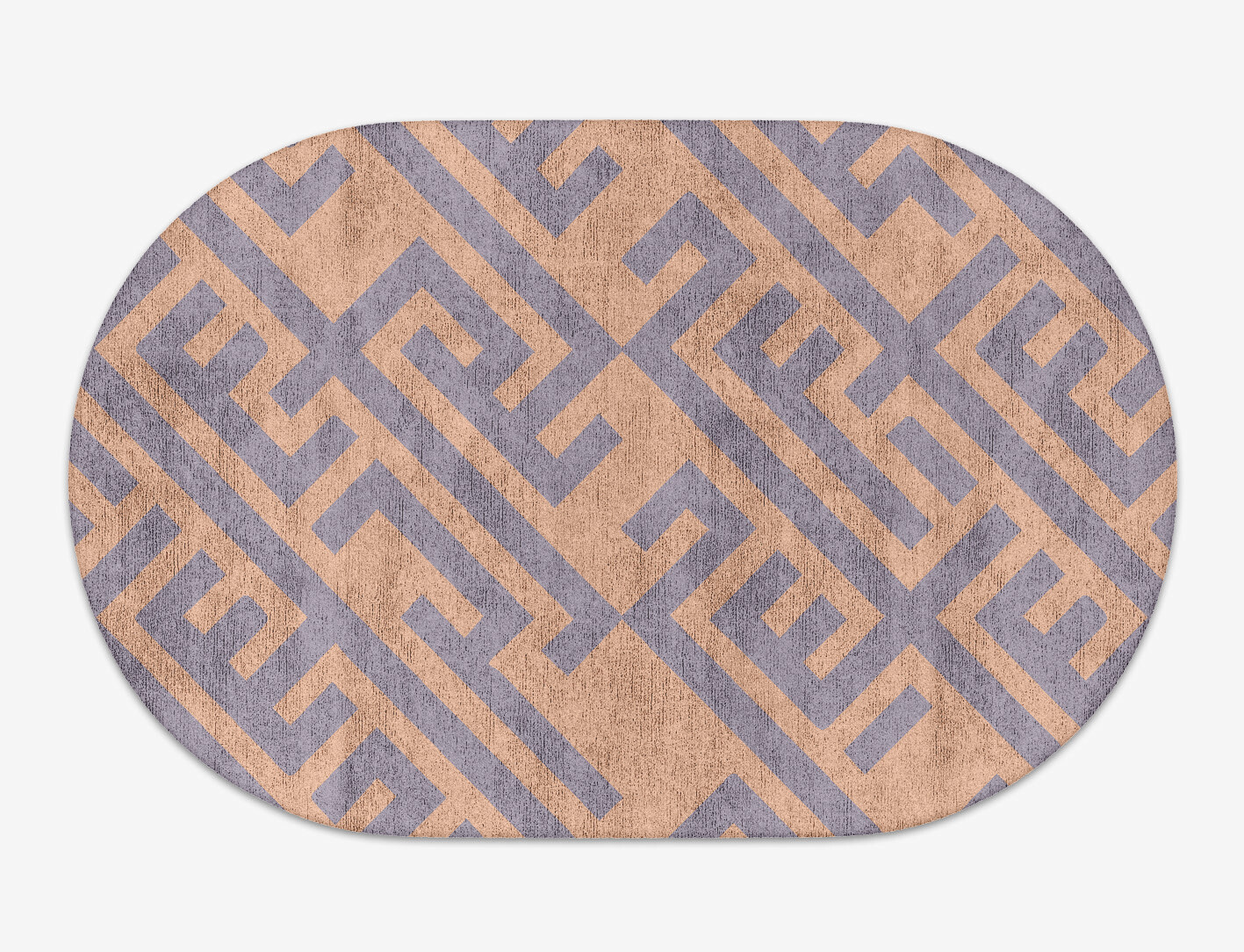 Oscar Geometric Capsule Hand Tufted Bamboo Silk Custom Rug by Rug Artisan