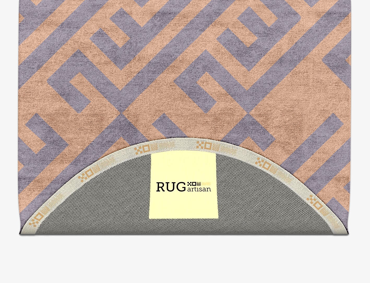 Oscar Geometric Capsule Hand Tufted Bamboo Silk Custom Rug by Rug Artisan