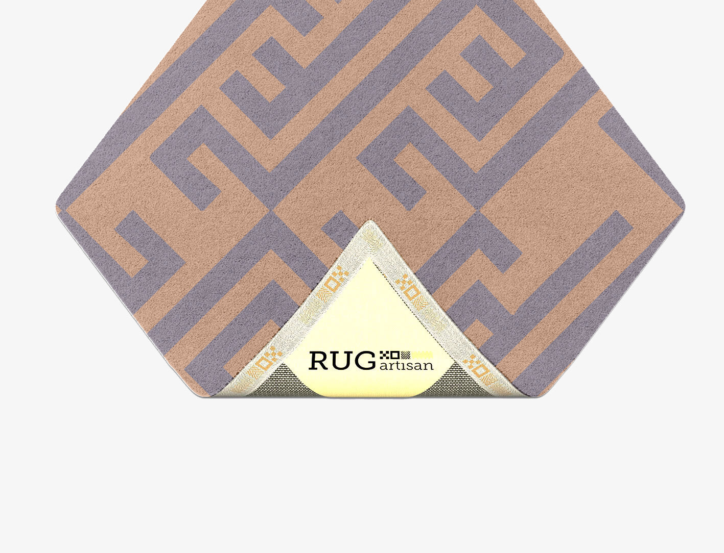 Oscar Geometric Diamond Hand Tufted Pure Wool Custom Rug by Rug Artisan