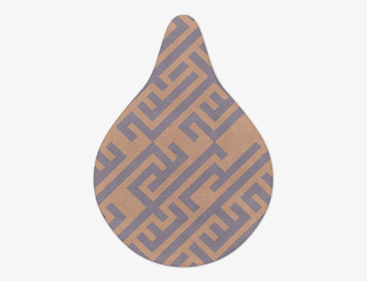 Oscar Geometric Drop Hand Tufted Pure Wool Custom Rug by Rug Artisan