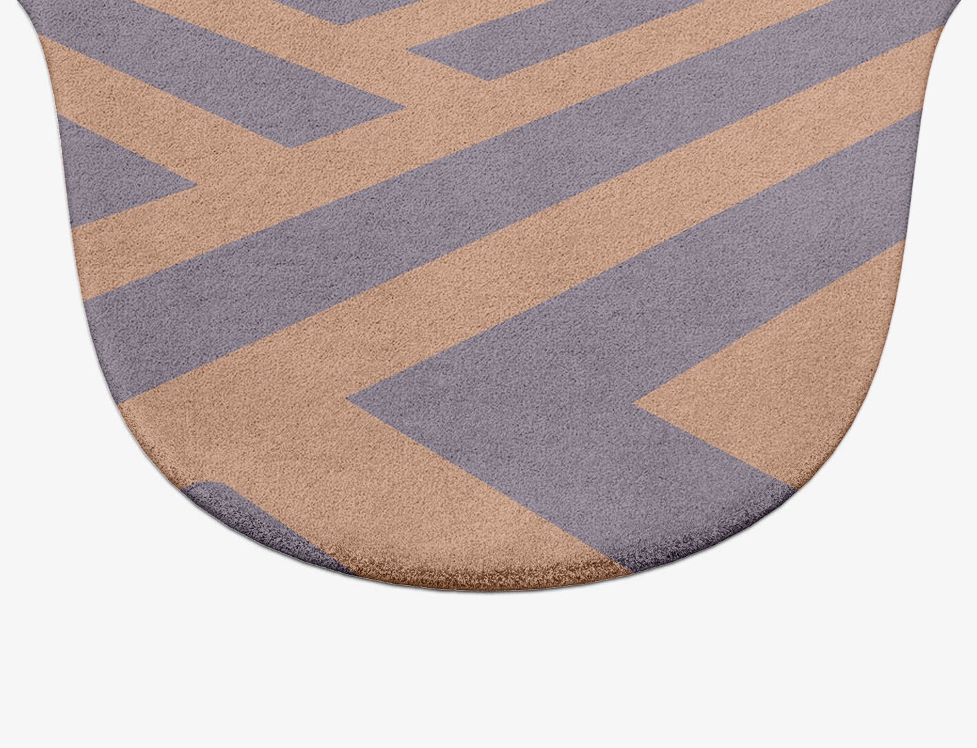 Oscar Geometric Drop Hand Tufted Pure Wool Custom Rug by Rug Artisan
