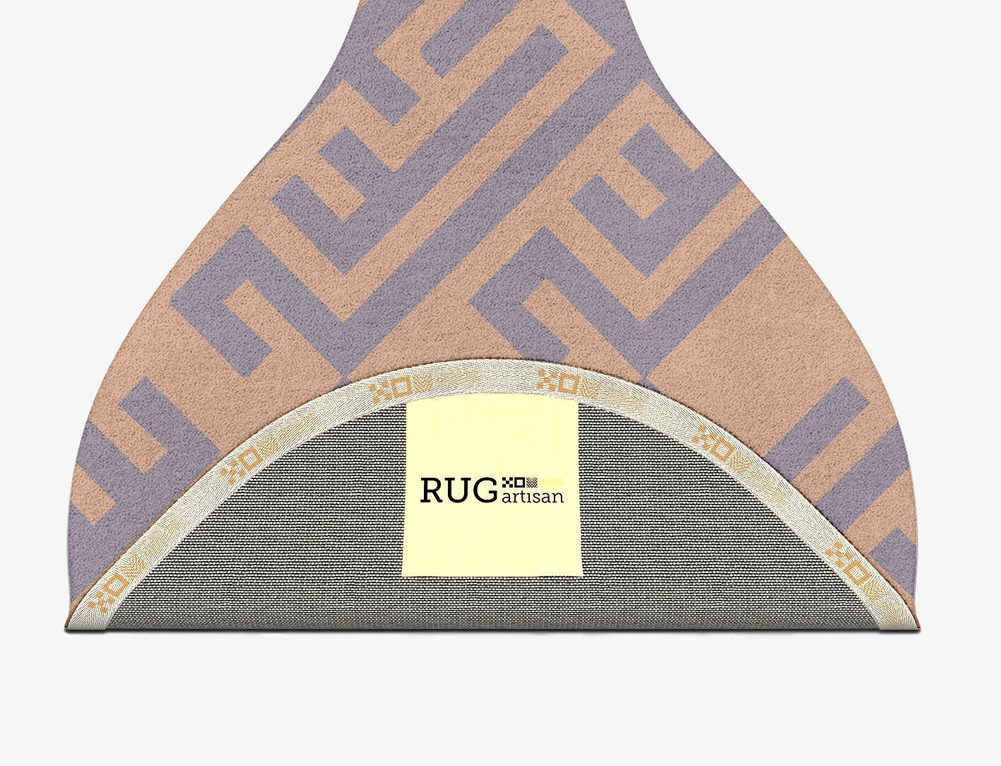 Oscar Geometric Drop Hand Tufted Pure Wool Custom Rug by Rug Artisan