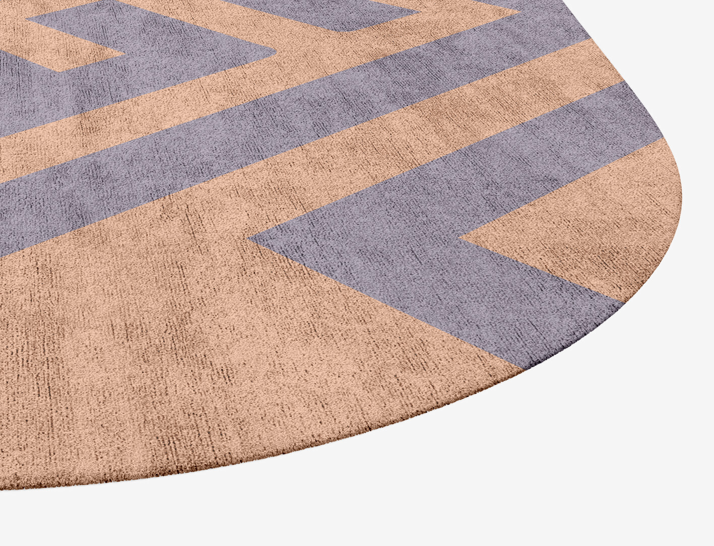 Oscar Geometric Eight Hand Tufted Bamboo Silk Custom Rug by Rug Artisan