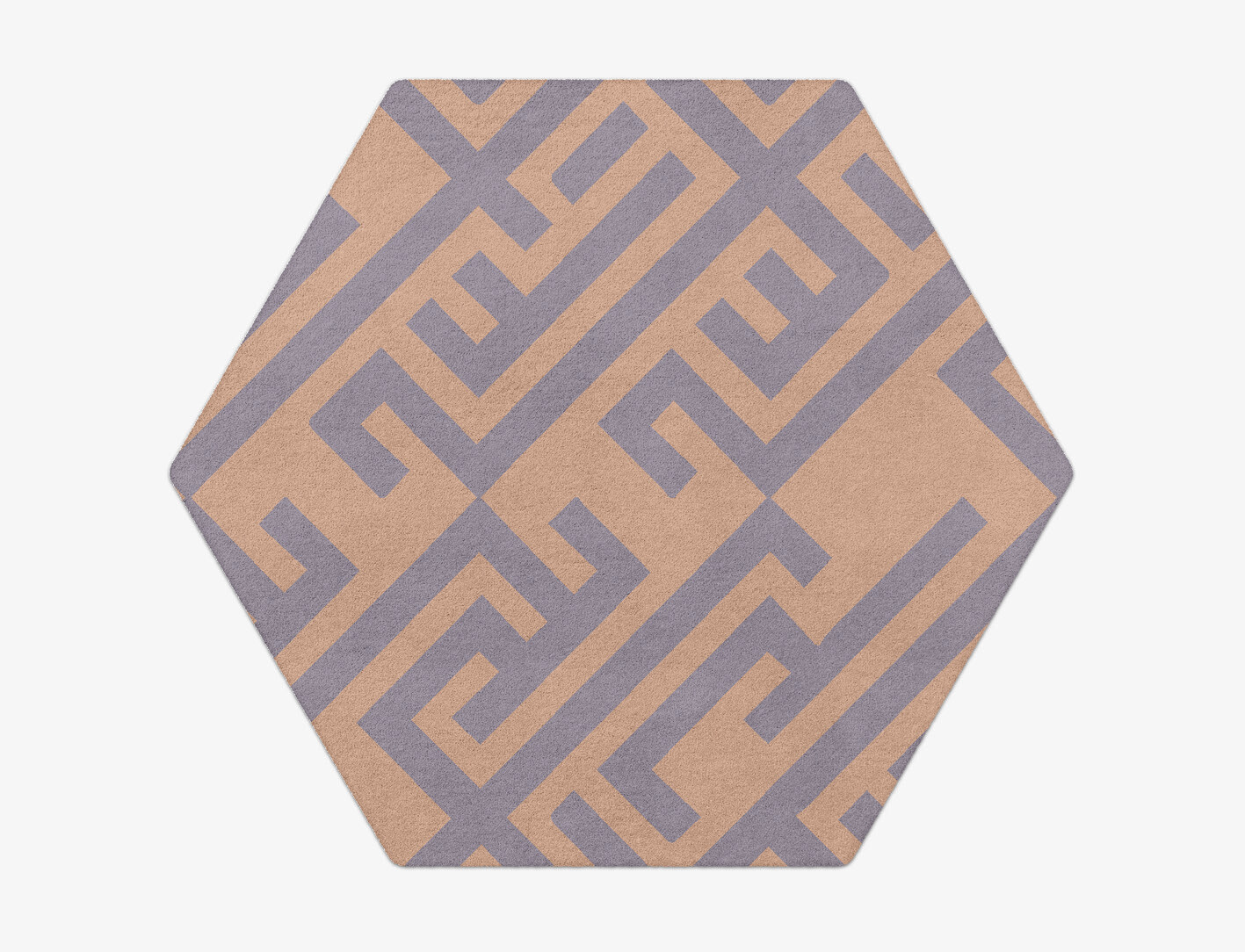 Oscar Geometric Hexagon Hand Tufted Pure Wool Custom Rug by Rug Artisan