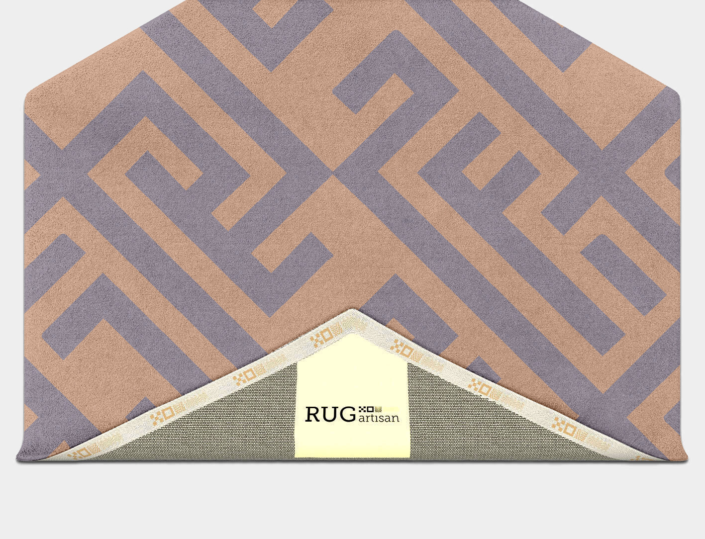 Oscar Geometric Hexagon Hand Tufted Pure Wool Custom Rug by Rug Artisan