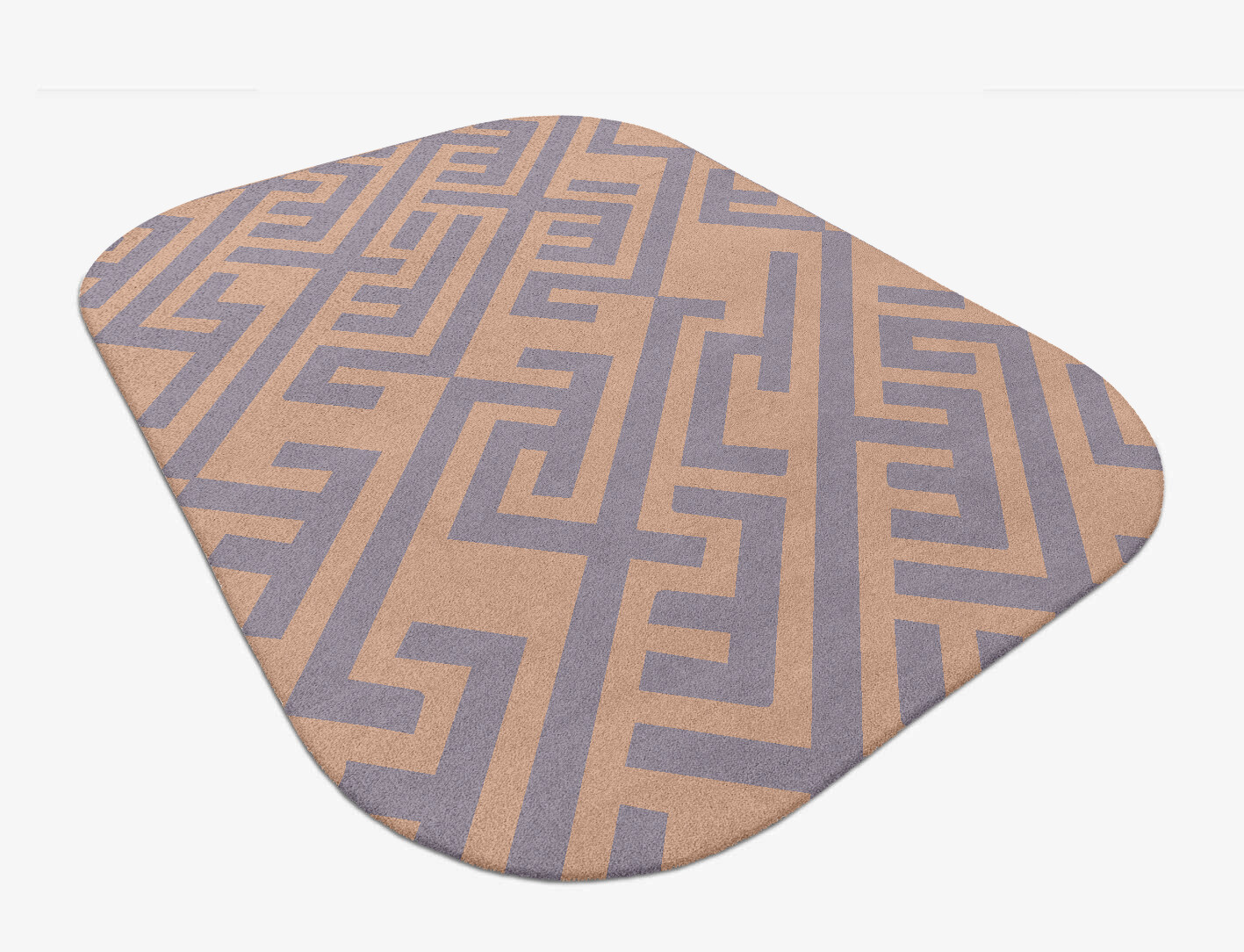 Oscar Geometric Oblong Hand Tufted Pure Wool Custom Rug by Rug Artisan