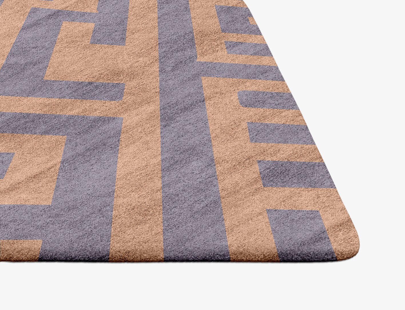 Oscar Geometric Ogee Hand Tufted Bamboo Silk Custom Rug by Rug Artisan