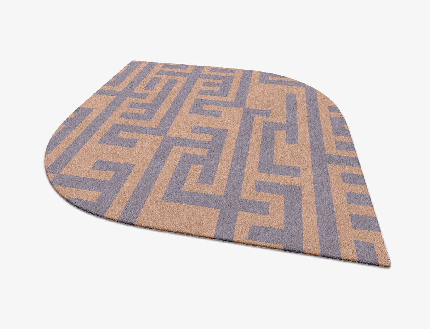 Oscar Geometric Ogee Hand Tufted Pure Wool Custom Rug by Rug Artisan