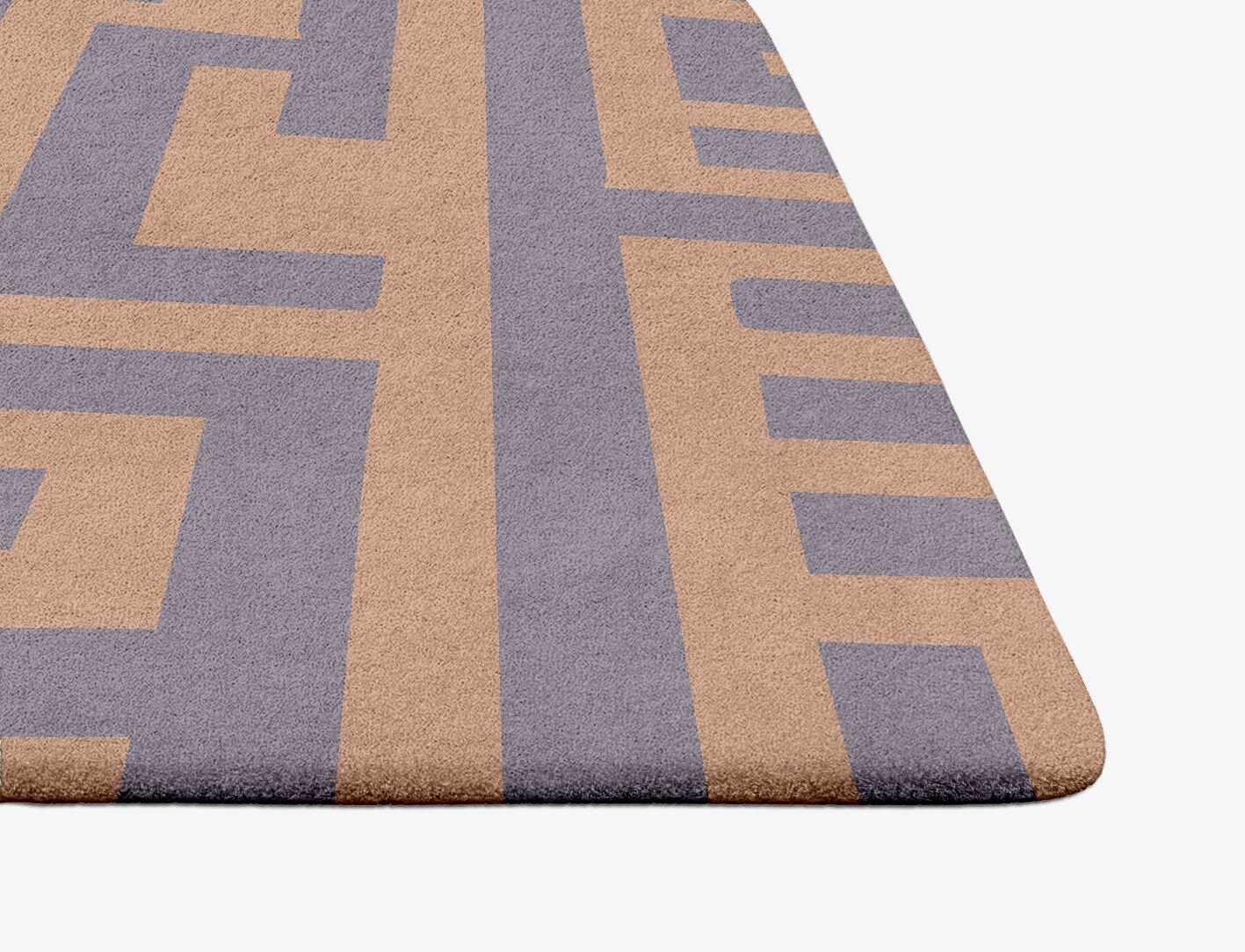 Oscar Geometric Ogee Hand Tufted Pure Wool Custom Rug by Rug Artisan