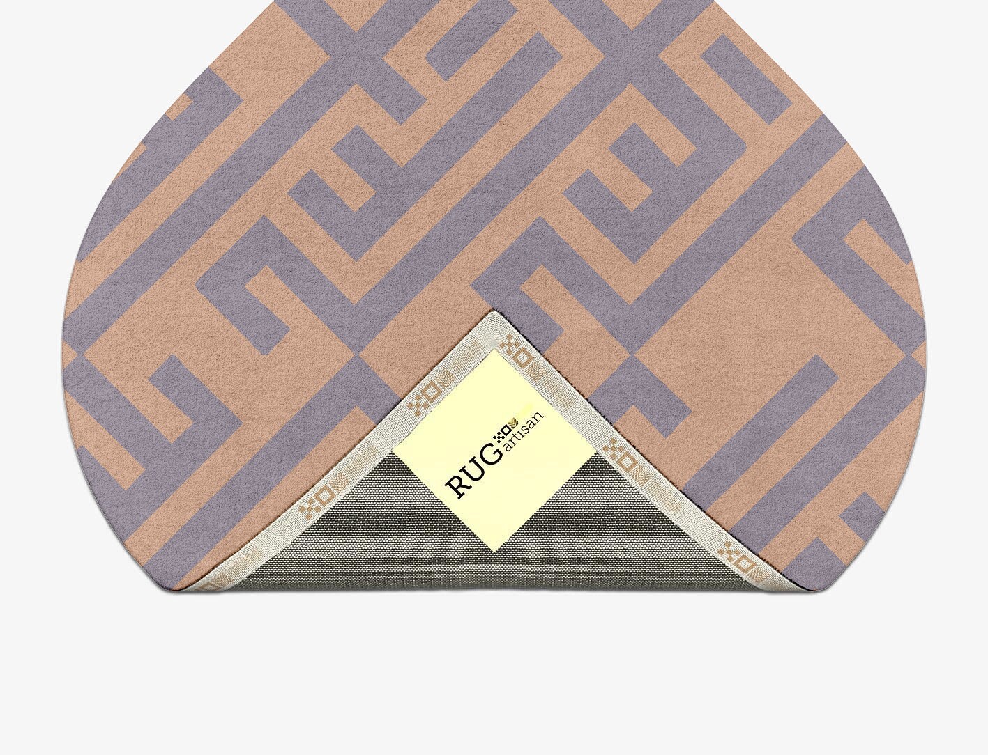 Oscar Geometric Ogee Hand Tufted Pure Wool Custom Rug by Rug Artisan
