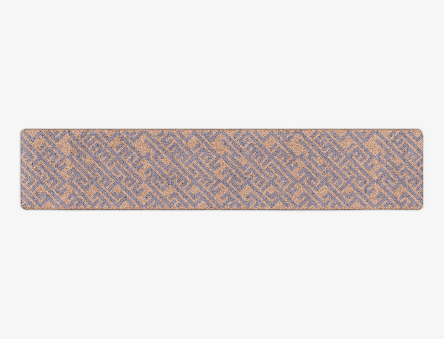 Oscar Modern Geometrics Runner Hand Tufted Pure Wool Custom Rug by Rug Artisan