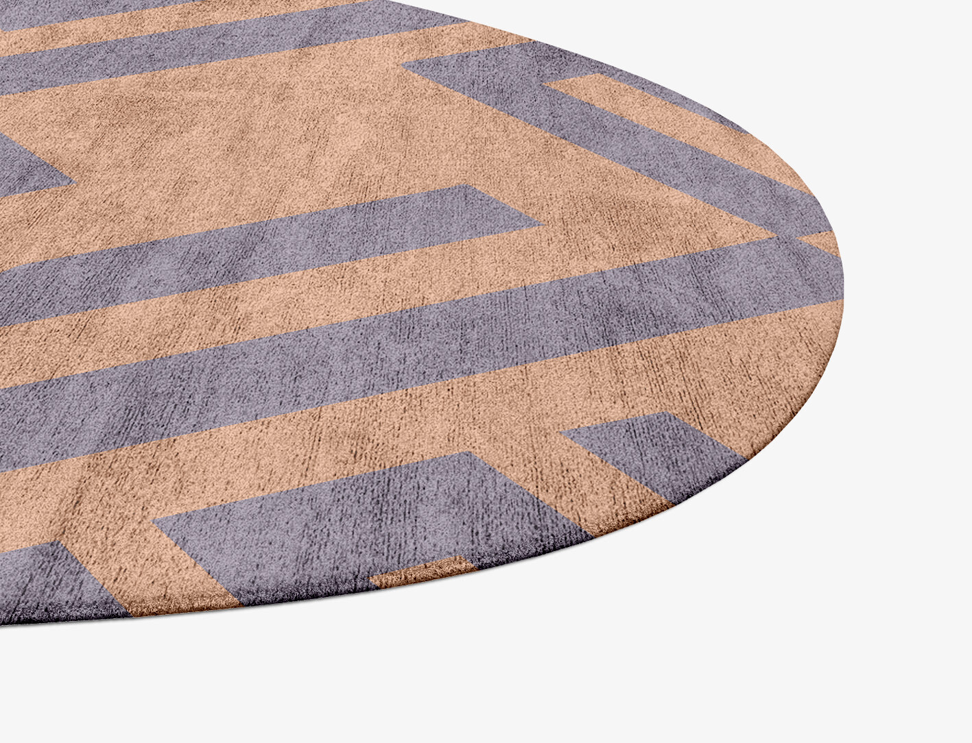 Oscar Geometric Splash Hand Tufted Bamboo Silk Custom Rug by Rug Artisan