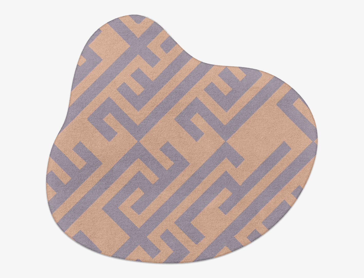 Oscar Geometric Splash Hand Tufted Pure Wool Custom Rug by Rug Artisan