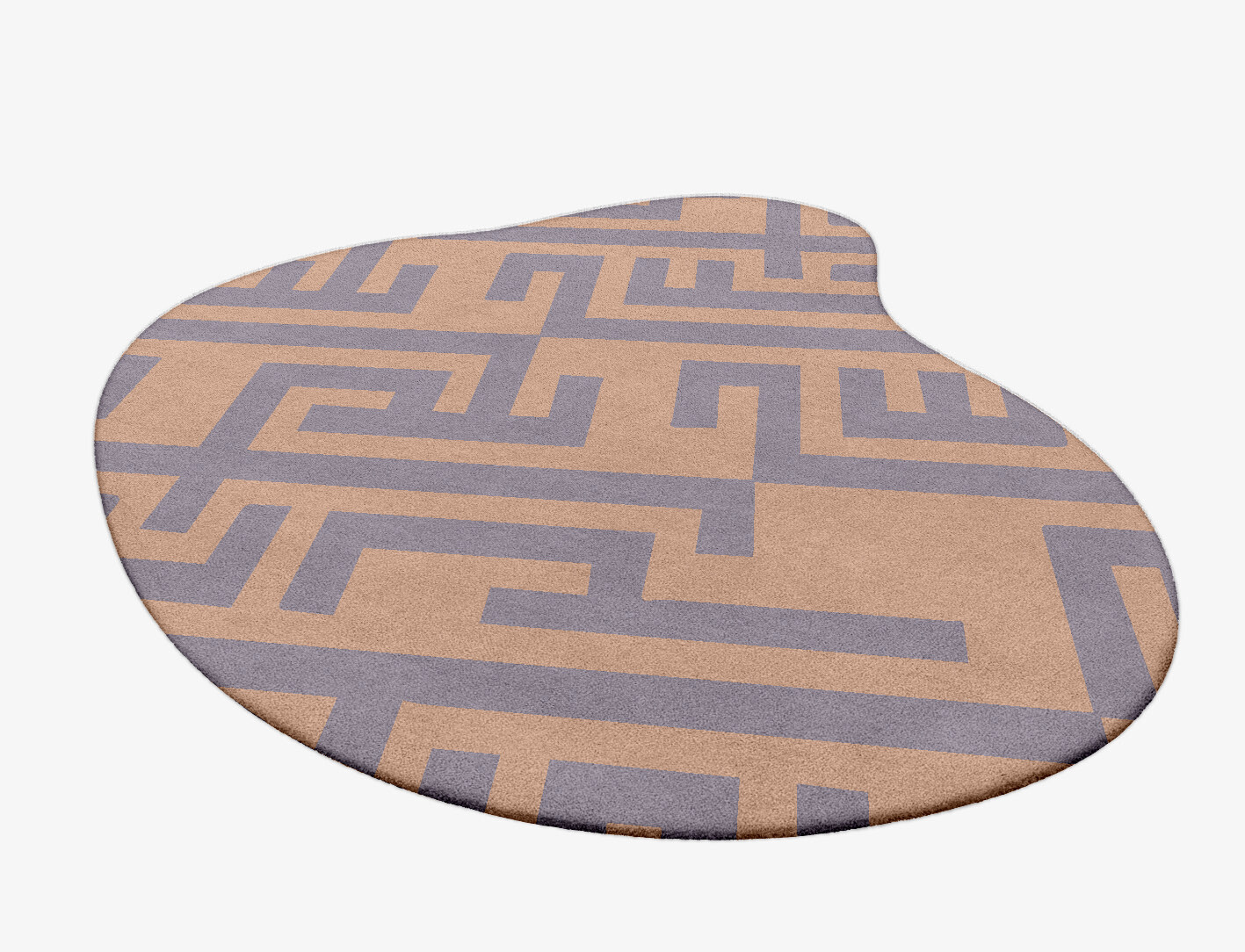Oscar Geometric Splash Hand Tufted Pure Wool Custom Rug by Rug Artisan