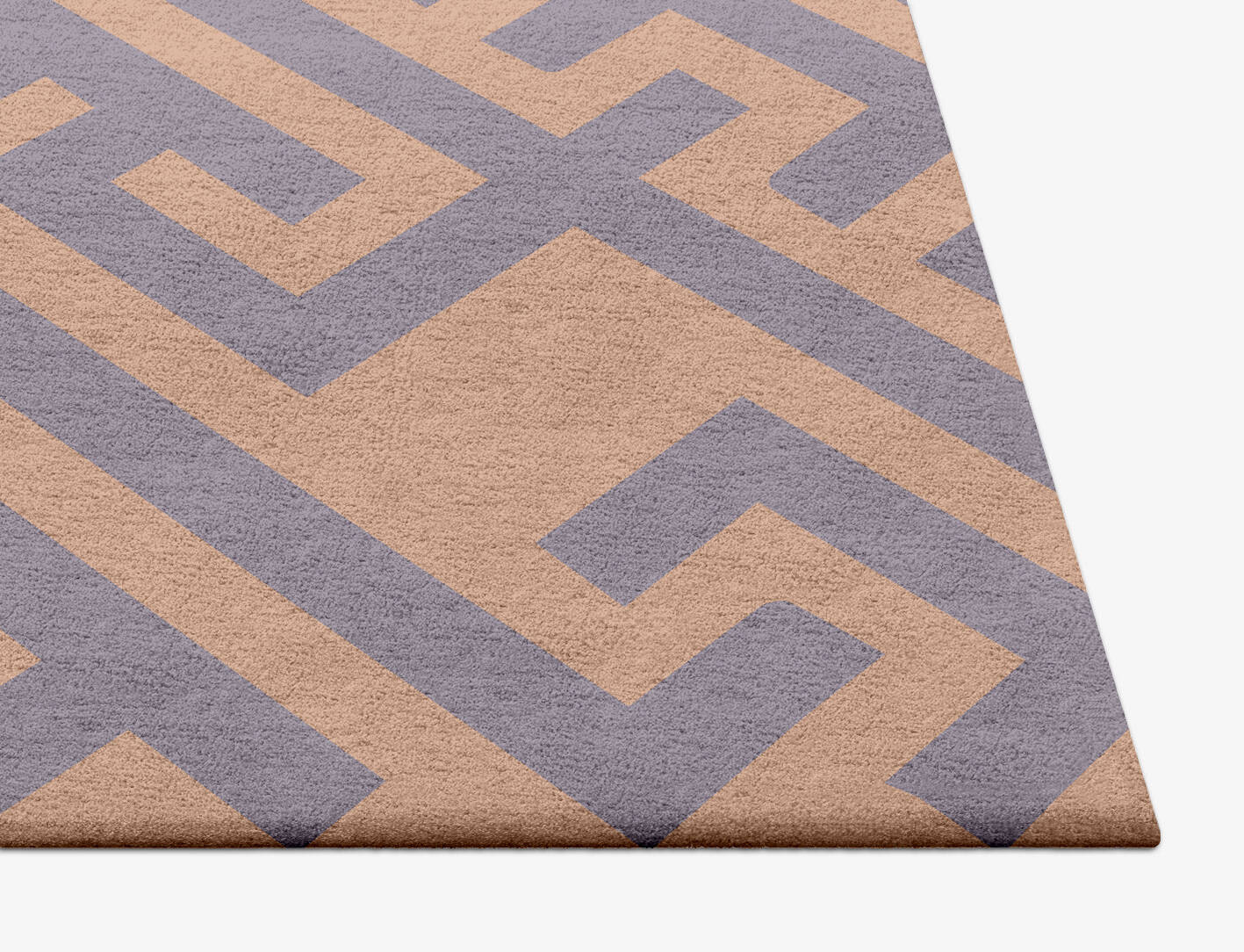 Oscar Modern Geometrics Square Hand Tufted Pure Wool Custom Rug by Rug Artisan