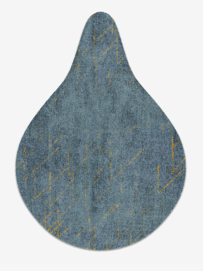 Oura  Drop Hand Knotted Bamboo Silk Custom Rug by Rug Artisan