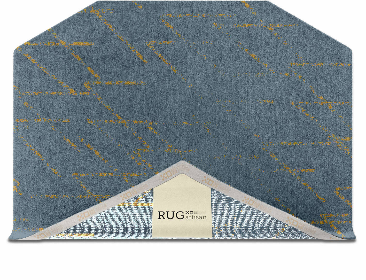 Oura  Hexagon Hand Knotted Tibetan Wool Custom Rug by Rug Artisan