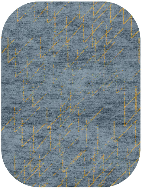 Oura  Oblong Hand Knotted Bamboo Silk Custom Rug by Rug Artisan