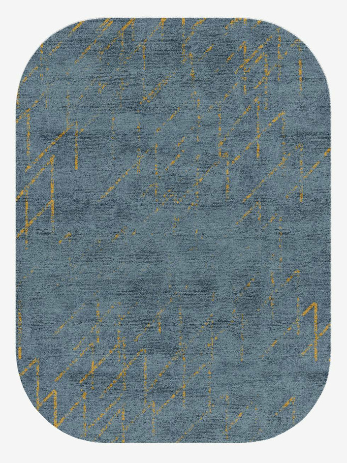 Oura  Oblong Hand Knotted Bamboo Silk Custom Rug by Rug Artisan