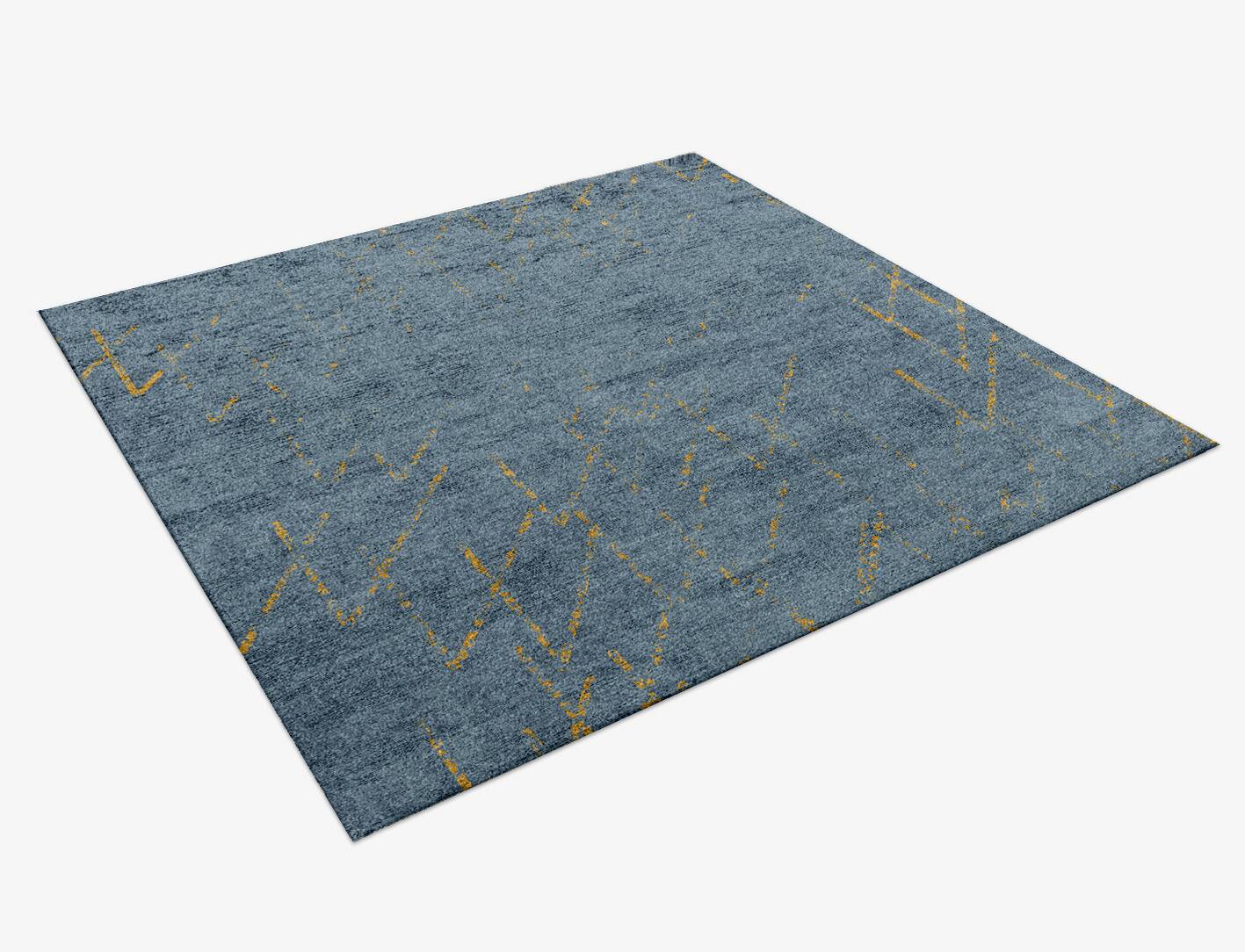 Oura  Square Hand Knotted Bamboo Silk Custom Rug by Rug Artisan