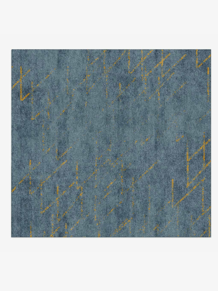 Oura  Square Hand Knotted Bamboo Silk Custom Rug by Rug Artisan