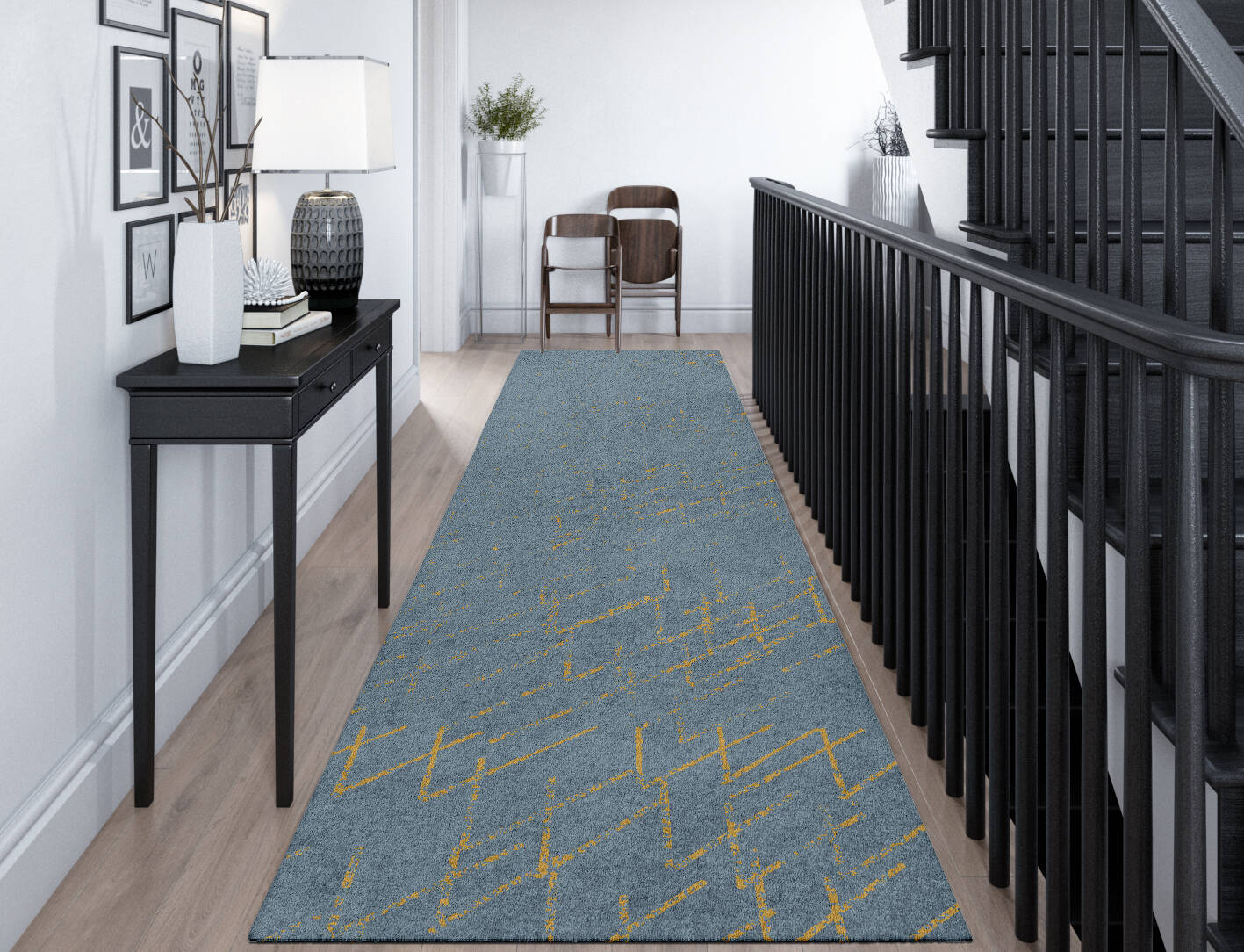 Oura  Runner Hand Tufted Pure Wool Custom Rug by Rug Artisan