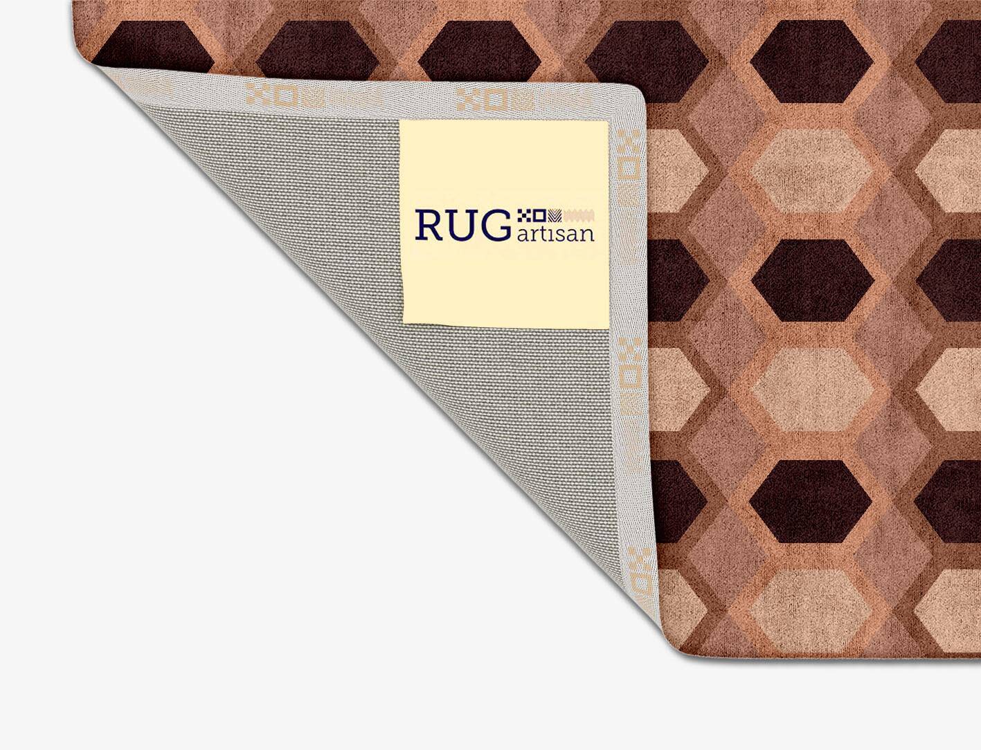 Outlined Modern Geometrics Square Hand Tufted Bamboo Silk Custom Rug by Rug Artisan