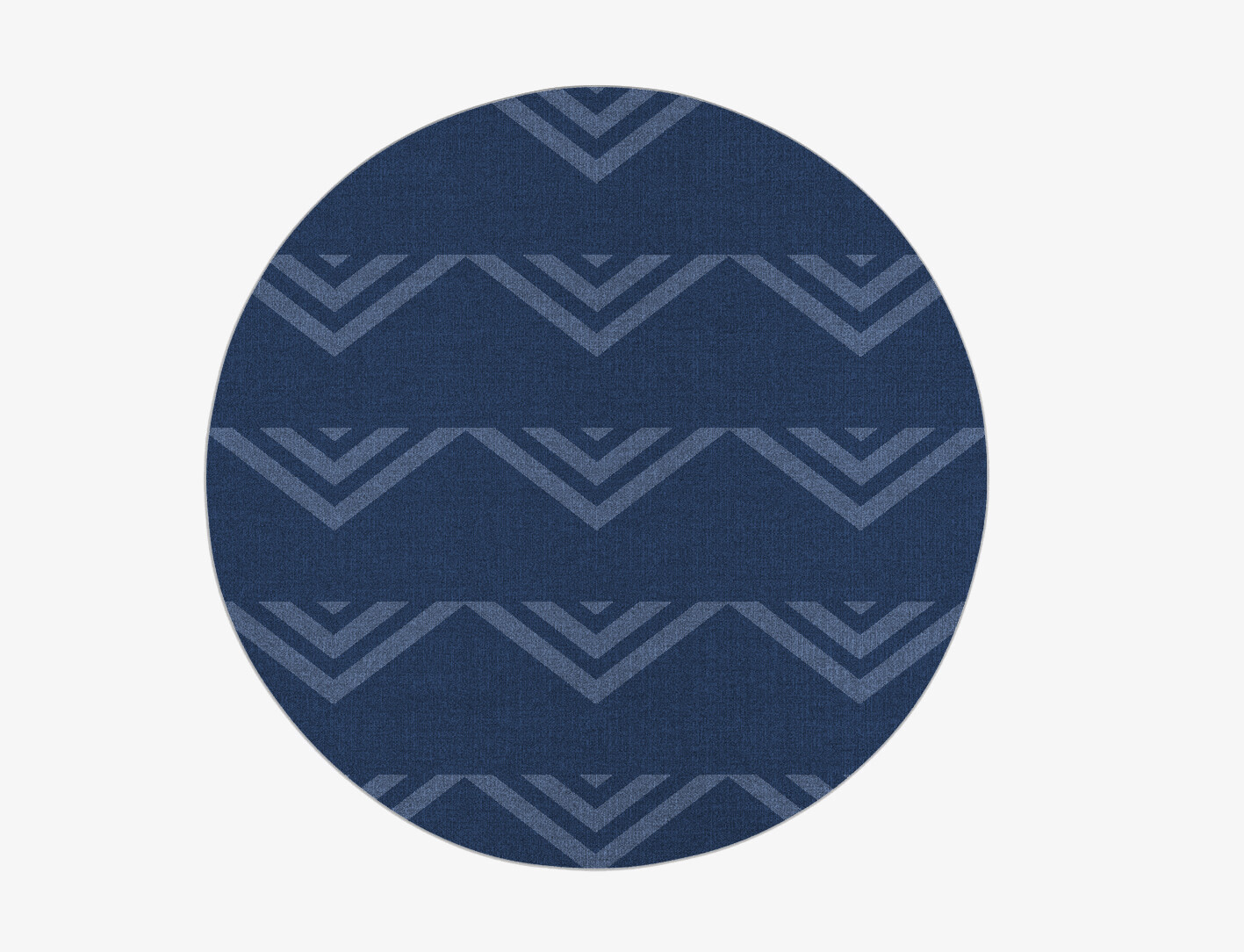 Ovid Minimalist Round Flatweave New Zealand Wool Custom Rug by Rug Artisan