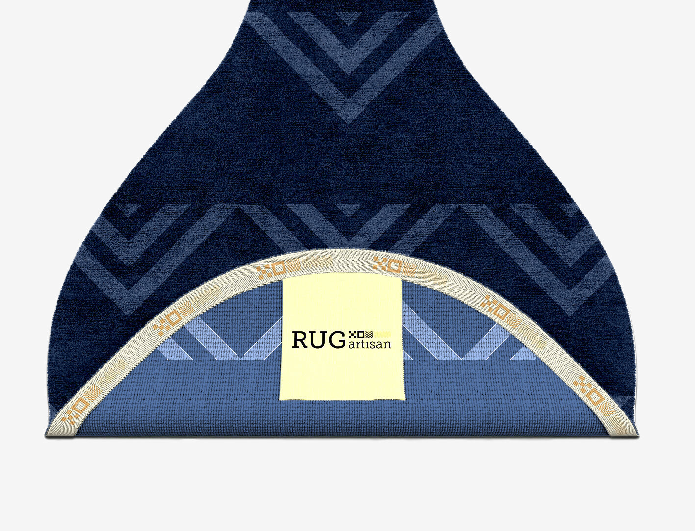 Ovid Minimalist Drop Hand Knotted Bamboo Silk Custom Rug by Rug Artisan