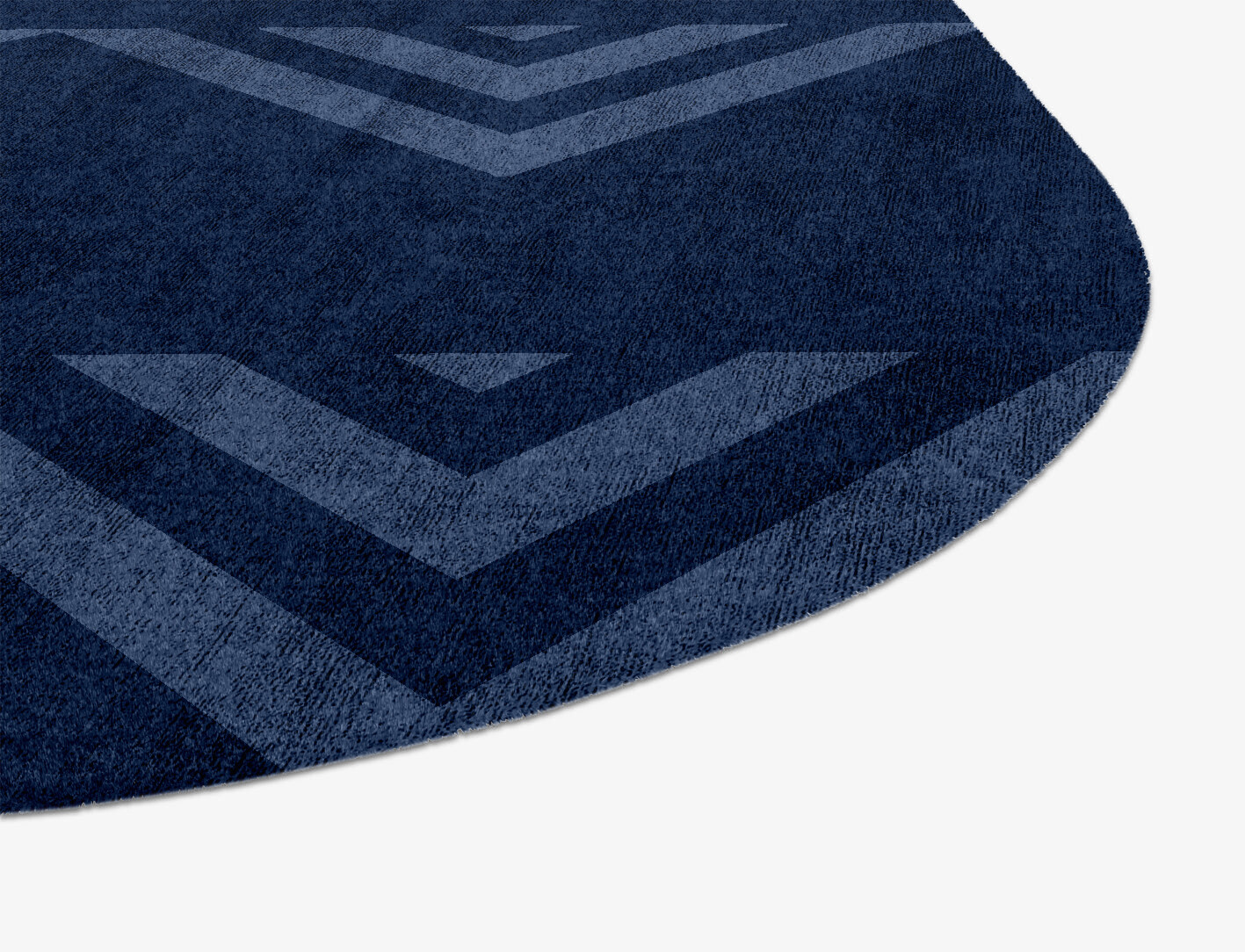 Ovid Minimalist Oblong Hand Knotted Bamboo Silk Custom Rug by Rug Artisan