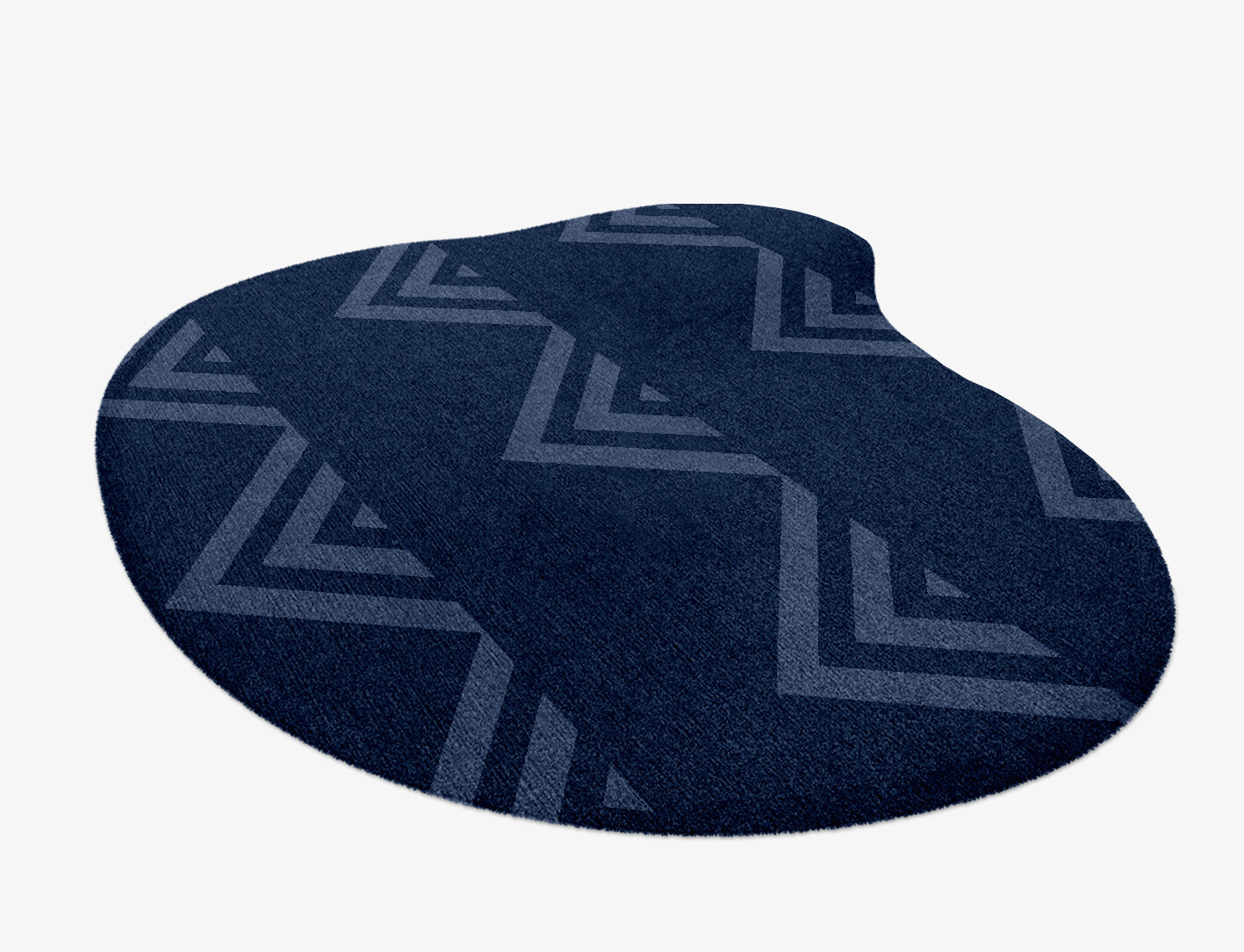 Ovid Minimalist Splash Hand Knotted Tibetan Wool Custom Rug by Rug Artisan