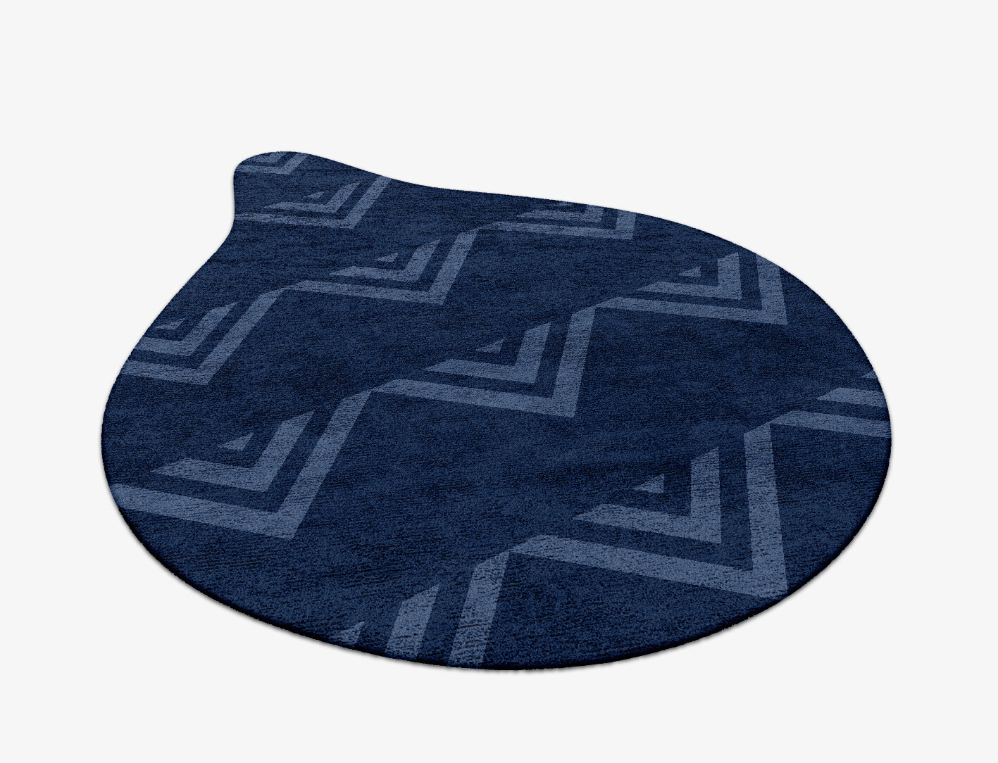 Ovid Minimalist Drop Hand Tufted Bamboo Silk Custom Rug by Rug Artisan