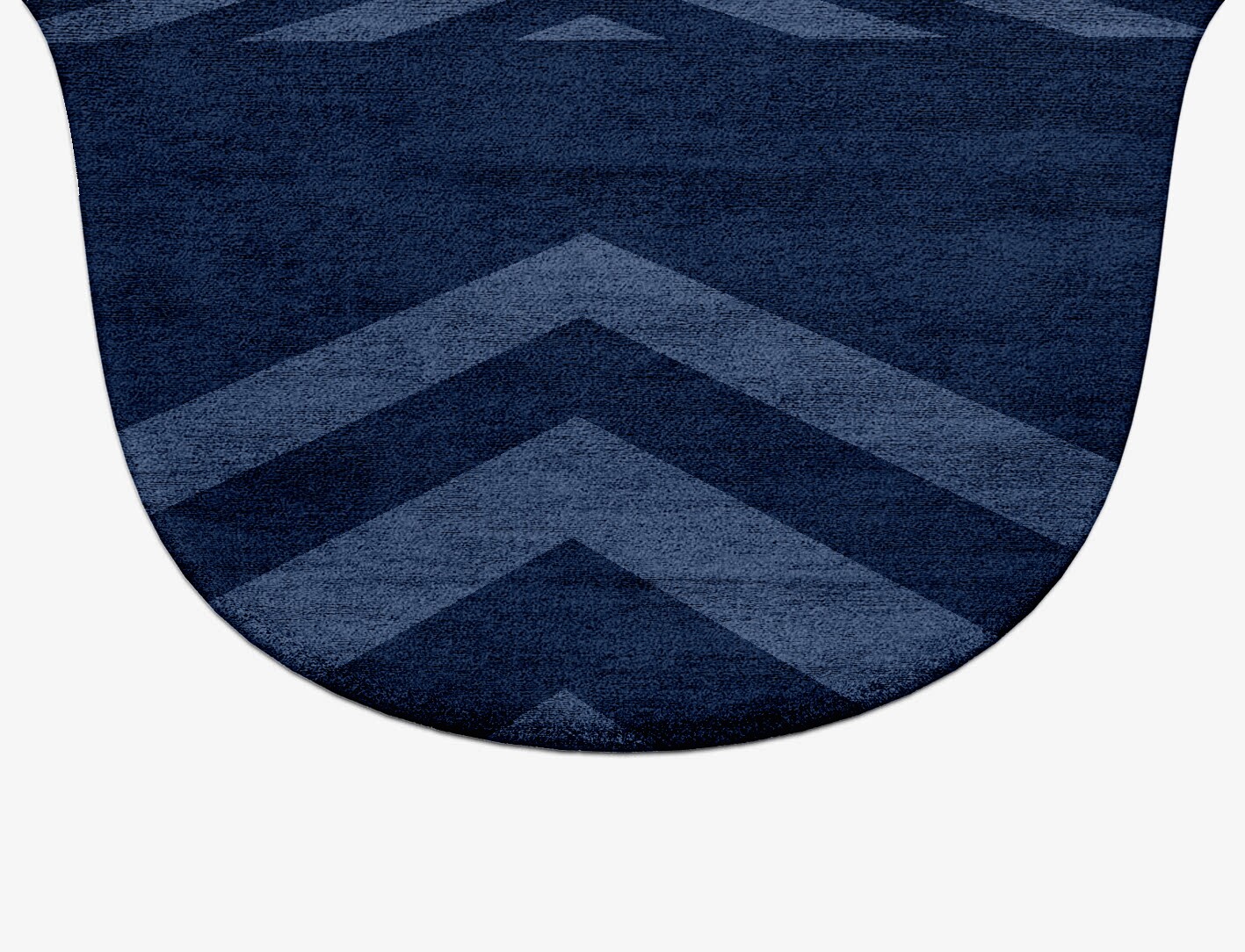 Ovid Minimalist Drop Hand Tufted Bamboo Silk Custom Rug by Rug Artisan