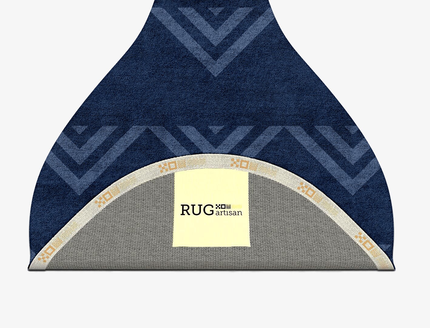 Ovid Minimalist Drop Hand Tufted Bamboo Silk Custom Rug by Rug Artisan