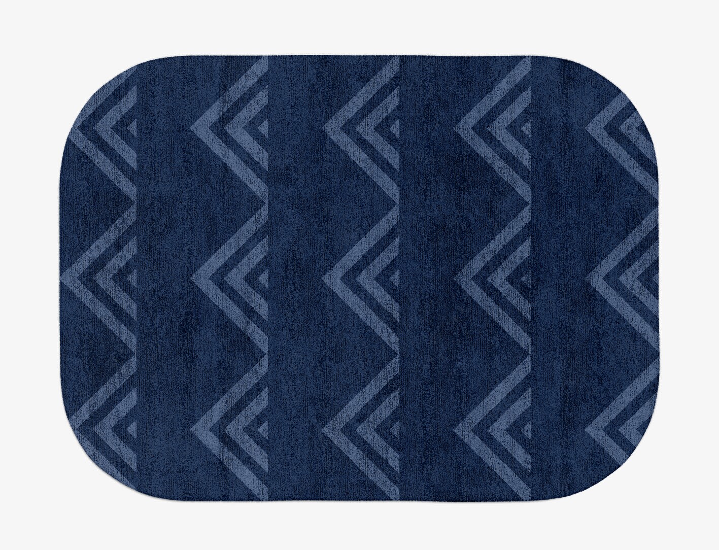Ovid Minimalist Oblong Hand Tufted Bamboo Silk Custom Rug by Rug Artisan