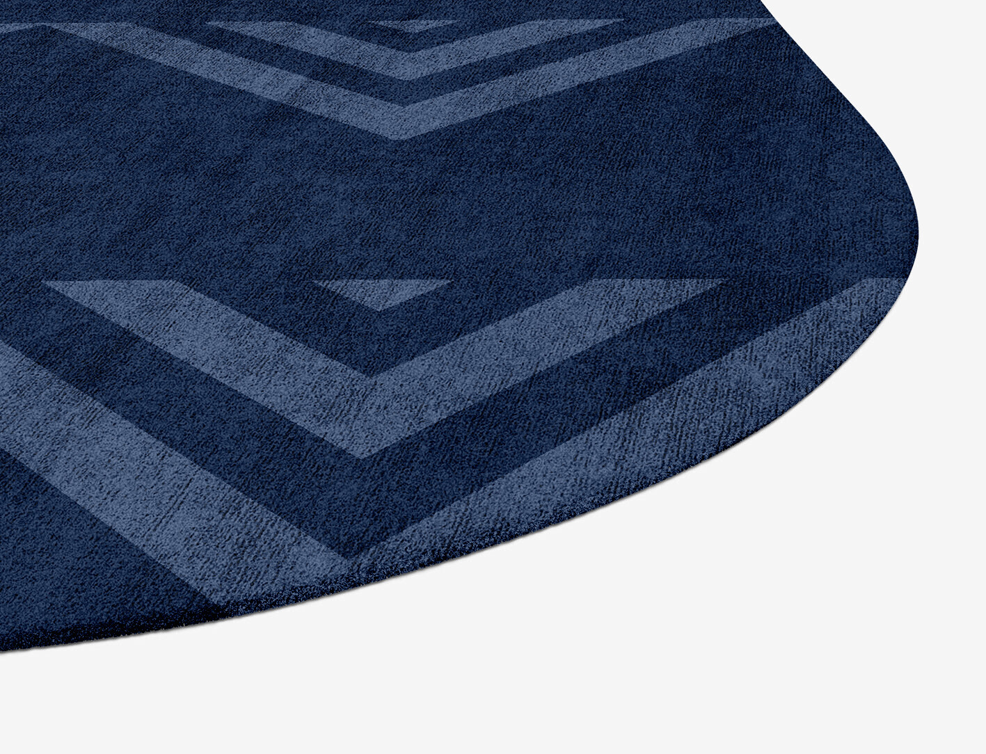 Ovid Minimalist Oblong Hand Tufted Bamboo Silk Custom Rug by Rug Artisan