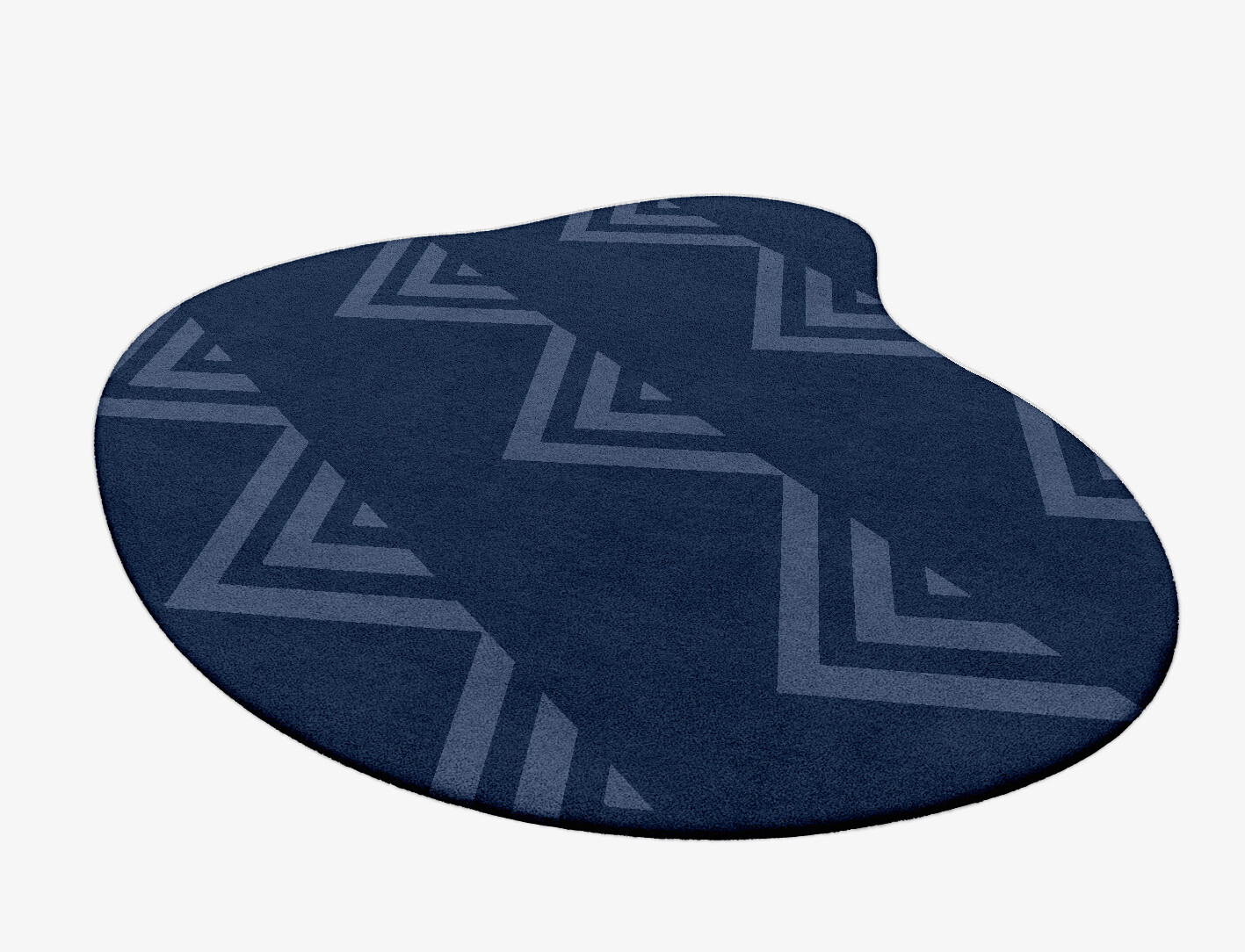 Ovid Minimalist Splash Hand Tufted Pure Wool Custom Rug by Rug Artisan