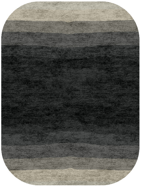 Oxford Gradation Oblong Hand Knotted Bamboo Silk Custom Rug by Rug Artisan