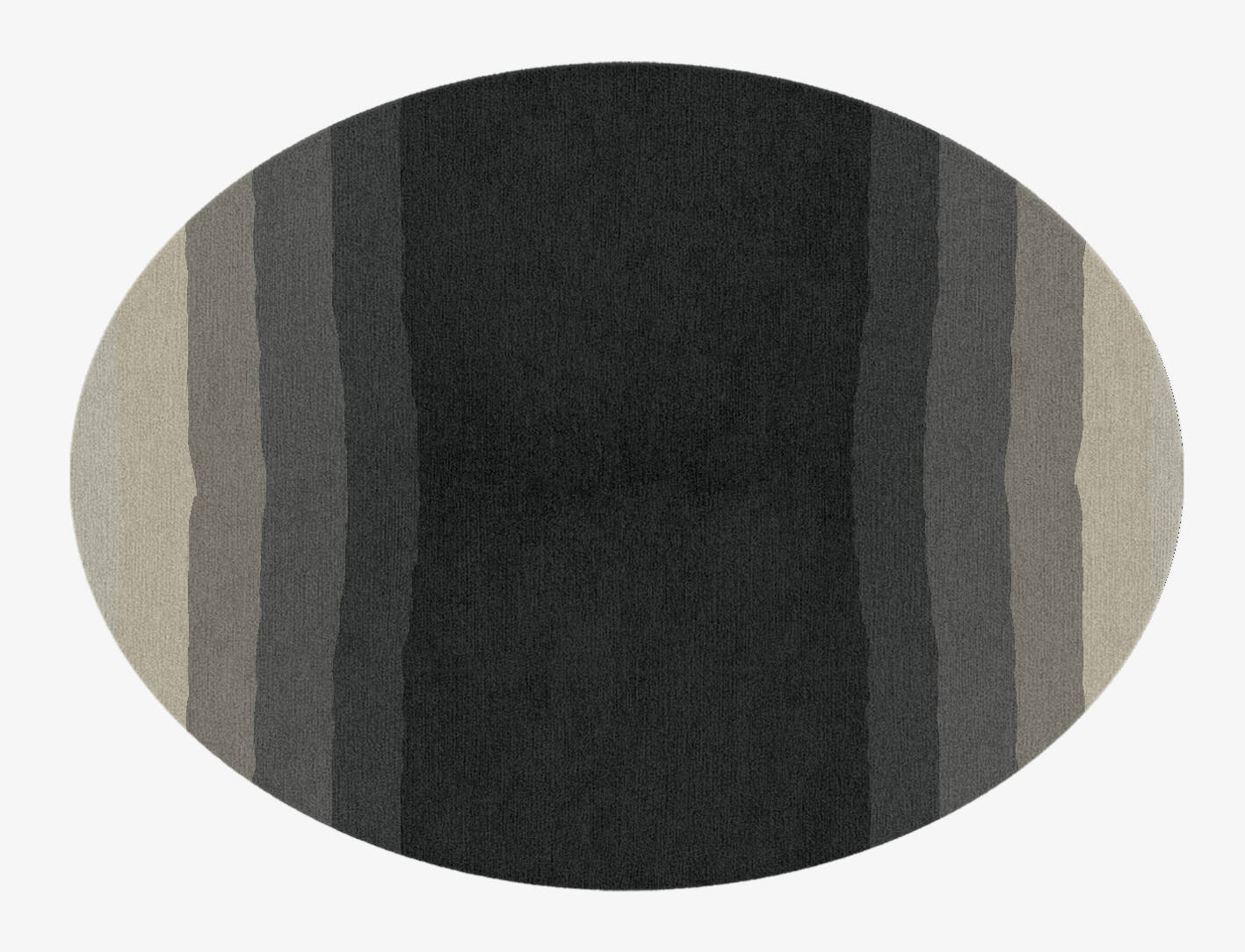 Oxford Gradation Oval Hand Knotted Tibetan Wool Custom Rug by Rug Artisan