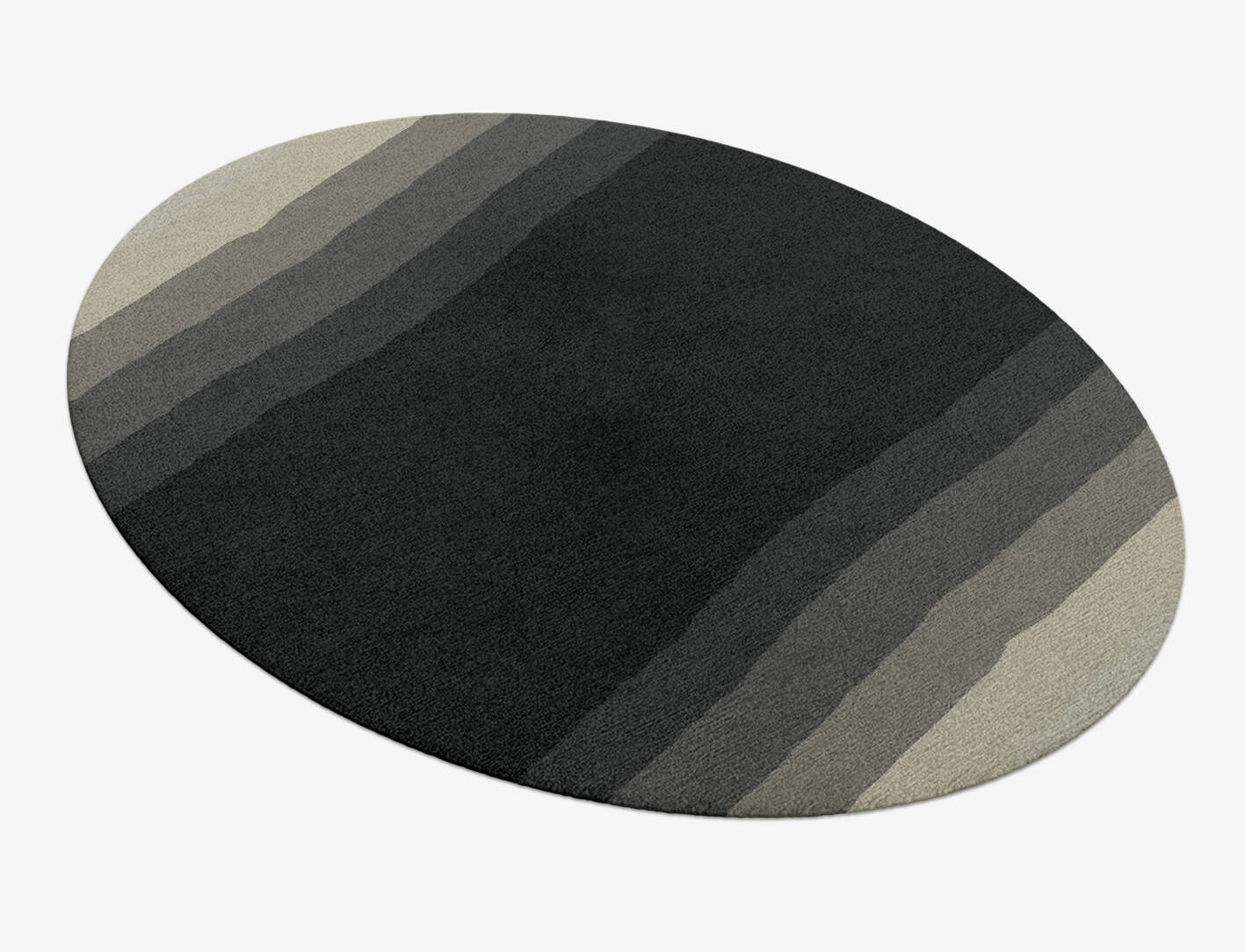 Oxford Gradation Oval Hand Knotted Tibetan Wool Custom Rug by Rug Artisan