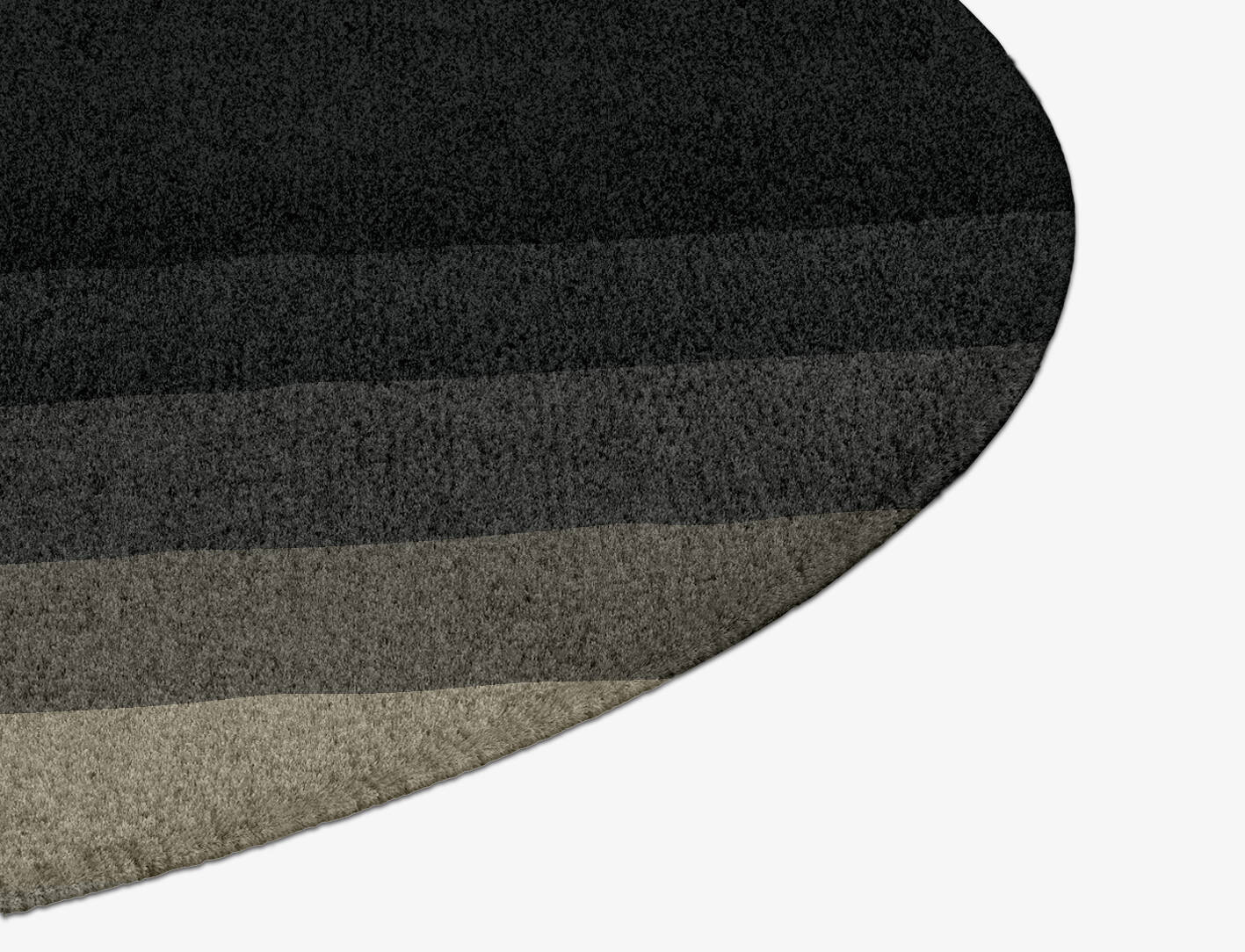 Oxford Gradation Round Hand Knotted Tibetan Wool Custom Rug by Rug Artisan