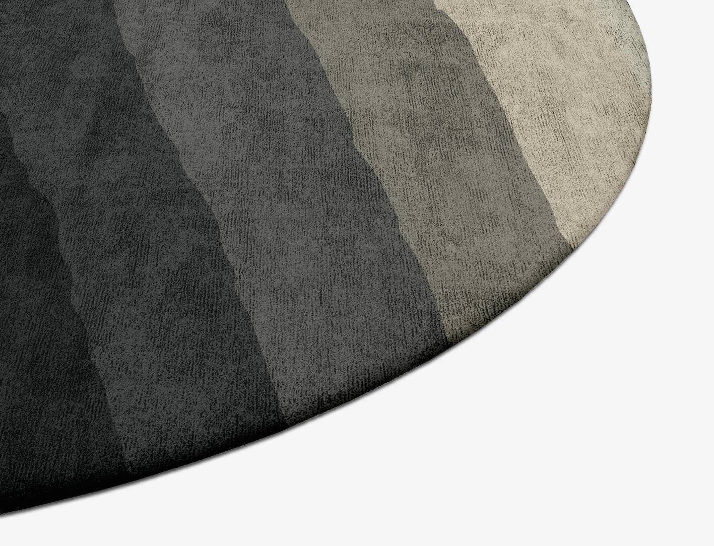 Oxford Gradation Oval Hand Tufted Bamboo Silk Custom Rug by Rug Artisan