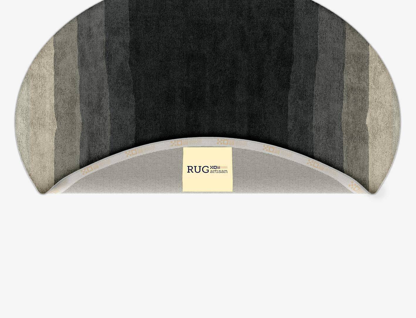 Oxford Gradation Oval Hand Tufted Bamboo Silk Custom Rug by Rug Artisan