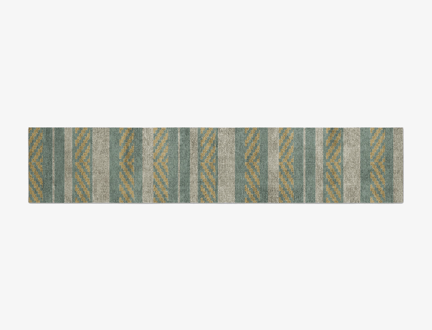 pacific Flatweaves Runner Flatweave Bamboo Silk Custom Rug by Rug Artisan