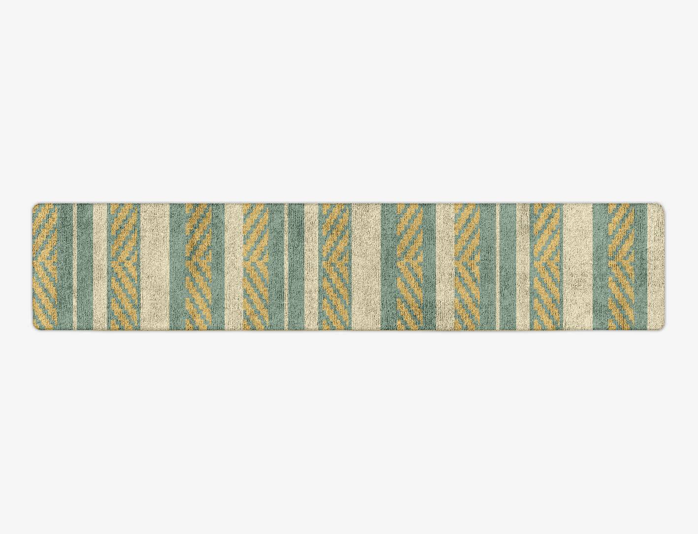pacific Flatweaves Runner Hand Tufted Bamboo Silk Custom Rug by Rug Artisan