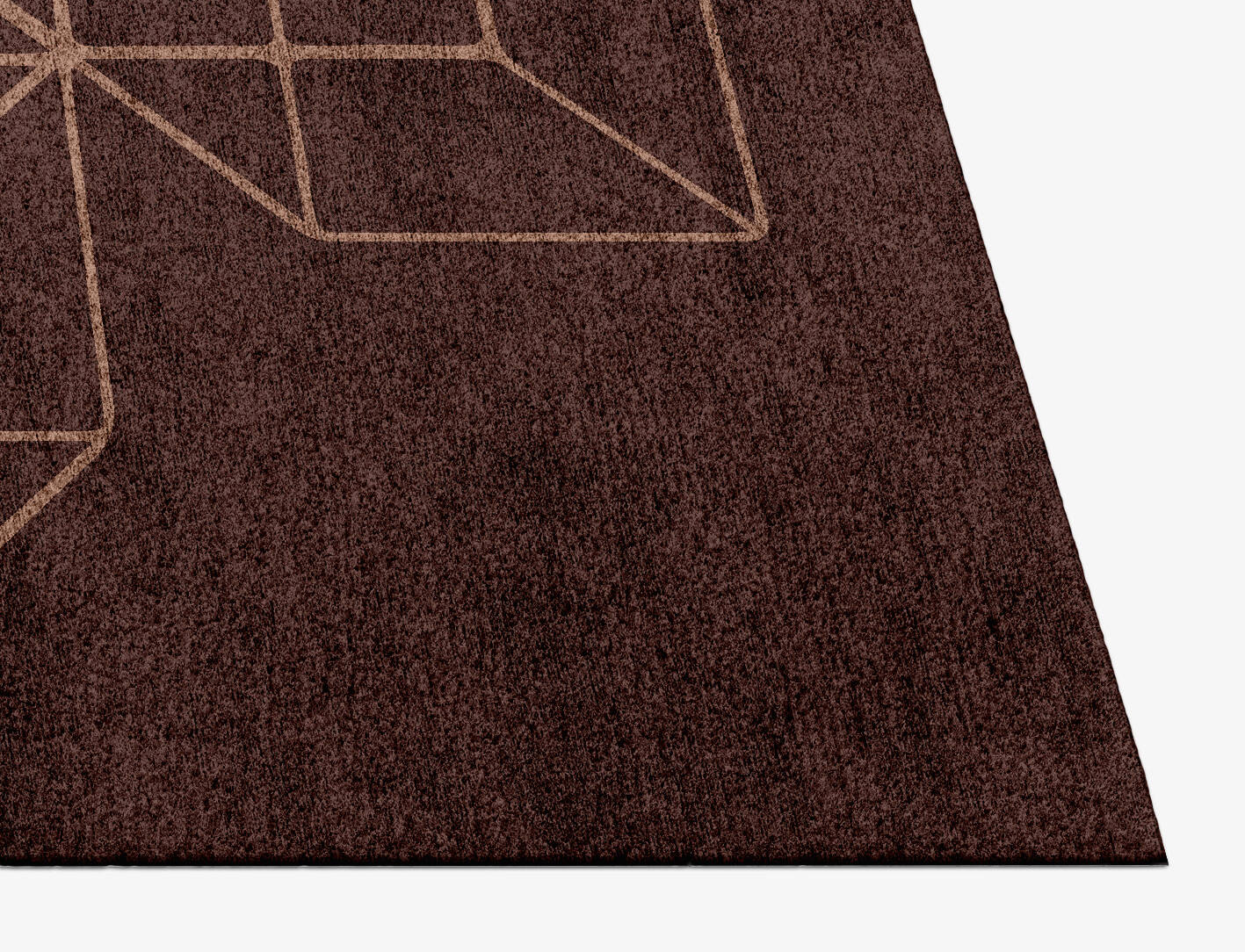 Pack Minimalist Rectangle Hand Knotted Bamboo Silk Custom Rug by Rug Artisan