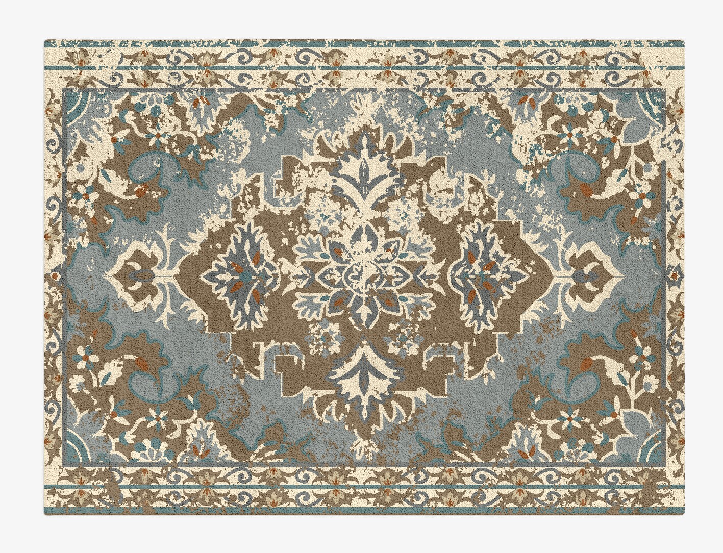 Padideh Persian Bagh Rectangle Hand Tufted Pure Wool Custom Rug by Rug Artisan