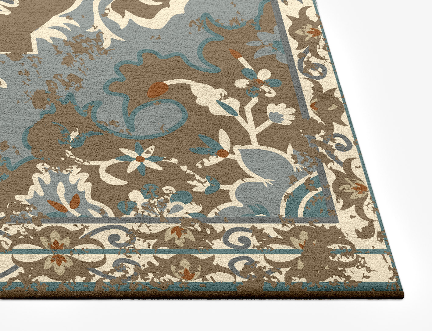 Padideh Persian Bagh Rectangle Hand Tufted Pure Wool Custom Rug by Rug Artisan