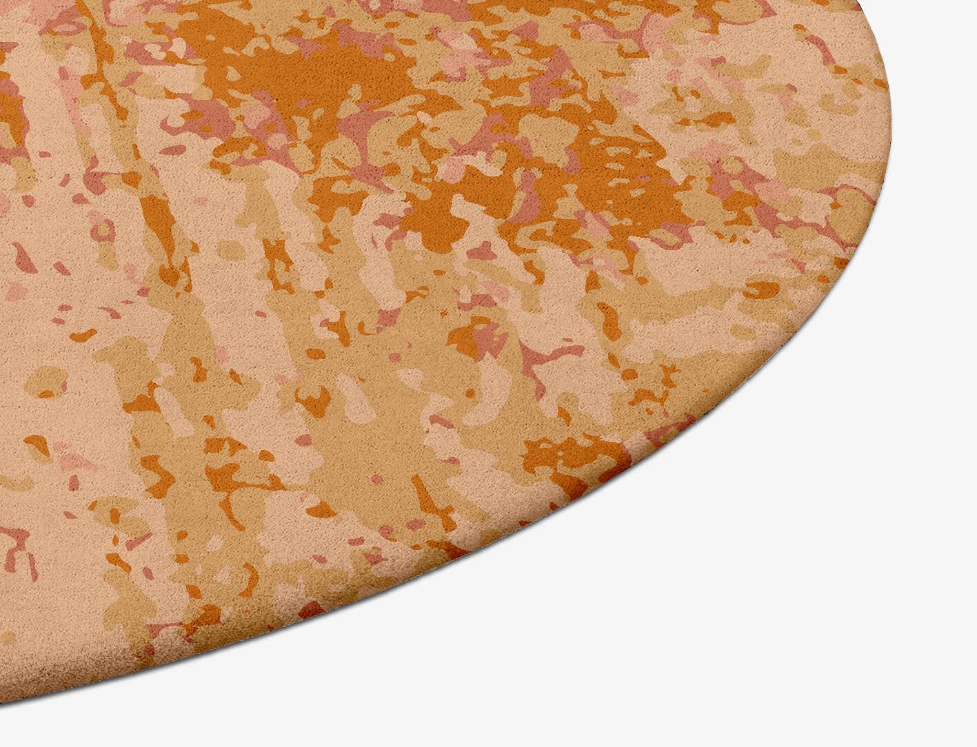 Paint Splashes Surface Art Oval Hand Tufted Pure Wool Custom Rug by Rug Artisan